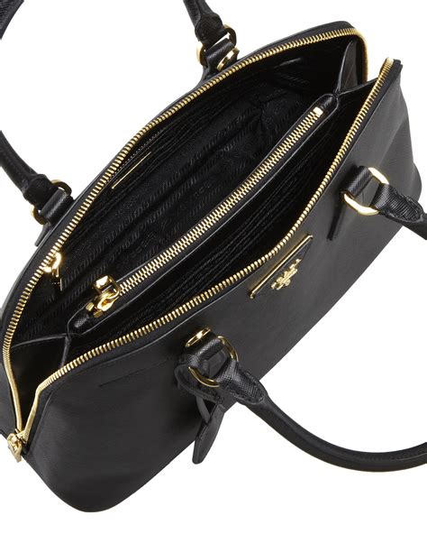 Prada Medium Saffiano Promenade Bag, Black (Nero) 